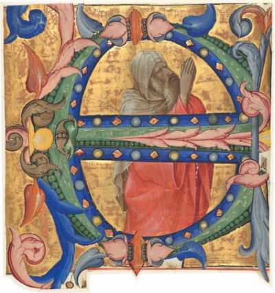 Biddende profeet door Lorenzo Monaco