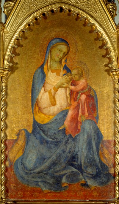 De Maagd en het Kind door Lorenzo Monaco