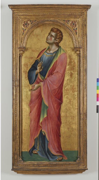 Sint Johannes de Evangelist, 1355-57 door Lorenzo Veneziano