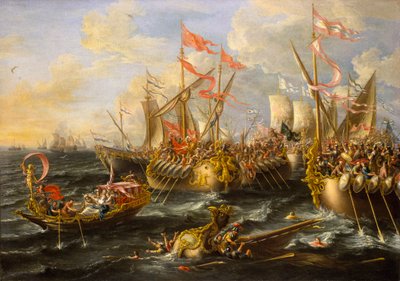 De Slag bij Actium, 2 september 31 v.Chr. door Lorenzo a Castro