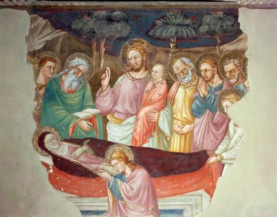 De ontslaping of de dood van de Maagd door Lorenzo di Bicci