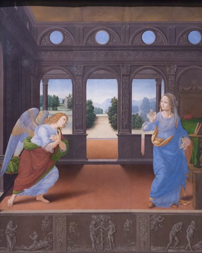 Annunciatie door Lorenzo di Credi