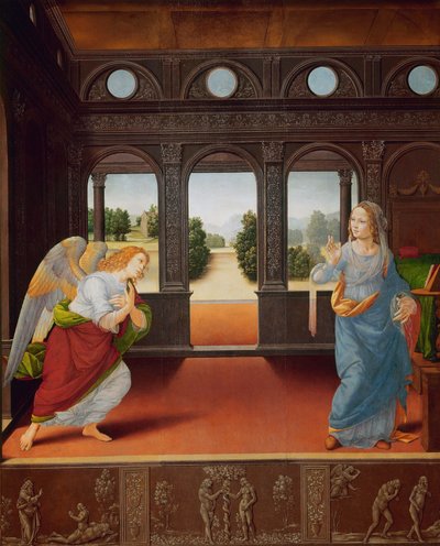 Aankondiging door Lorenzo di Credi