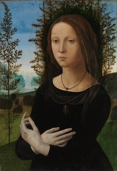 Portret van een jonge vrouw, c.1475-80 door Lorenzo di Credi