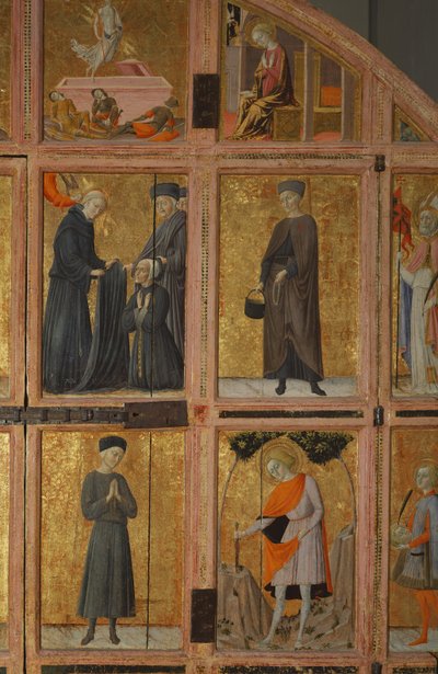 Deuren van het reliekschrijn van Santa Maria della Scala door Lorenzo di Pietro Vecchietta