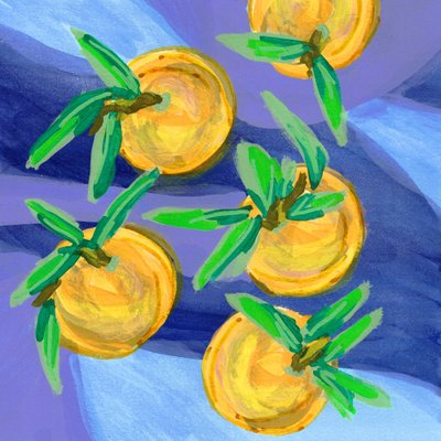 Verse citrusvruchten: sinaasappels door Lori Ann Folz