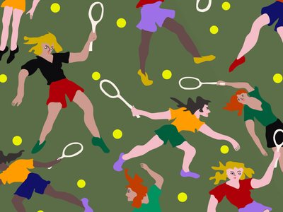 Tennisspelers, 2023 door Loudware Loudware