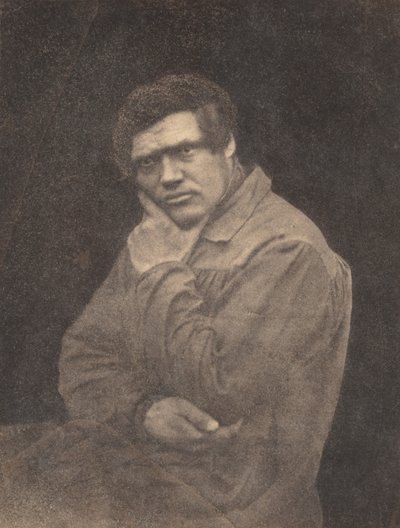 Portret van een man,eind jaren 1840 (foto) door Louis Adolphe Baron Humbert de Molard