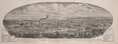 Fabrieksstad Pullman en wagenwerken van Pullman