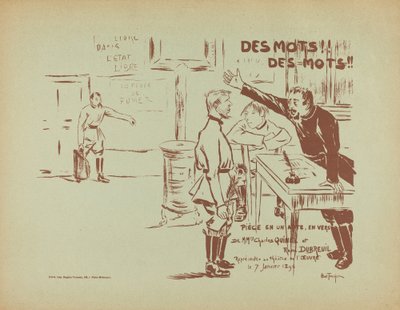 Des Mots! Des Mots!, 1896 door Louis Abel Truchet