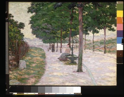 Landschap door Louis Abel Truchet