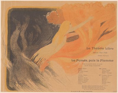 Le Théâtre Libre: La Fumée, puis la Flamme, 24 oktober 1895 door Louis Abel Truchet
