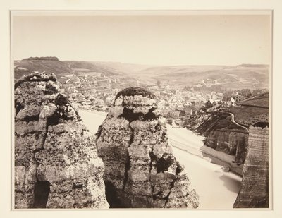 Etretat door Louis Alphonse Davanne