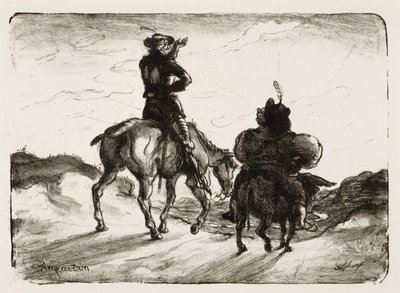 Don Quichot en Sancho Panza door Louis Anquetin