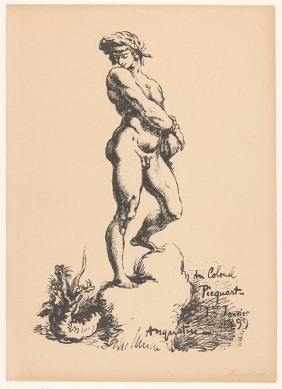 Georges Picquart en de draak door Louis Anquetin