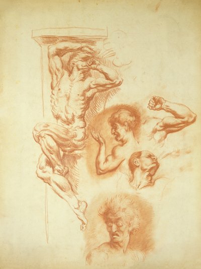 Hoofd van een Man door Louis Anquetin