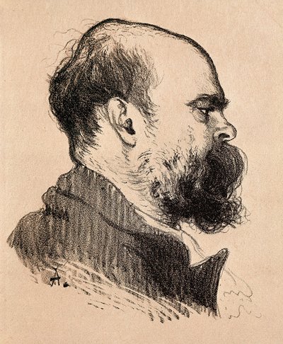 Portret van Paul Verlaine door Louis Anquetin