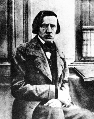 Frédéric Chopin, Pools pianist en componist, 1849 door Louis Auguste Bisson