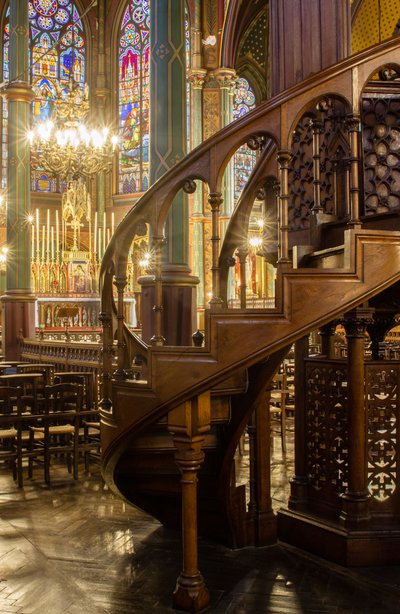 Saint-Eugene-Sainte-Cécile kerk, Parijs, 2023 door Louis Auguste Boileau