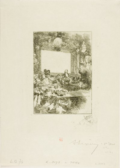 In de Chat Noir door Louis Auguste Lepère