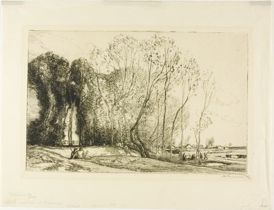 Prachtige herfstochtend door Louis Auguste Lepère
