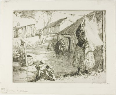 Visserswijk door Louis Auguste Lepère