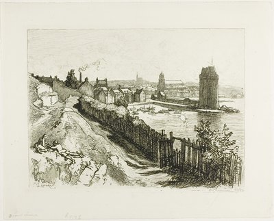 Saint-Servan door Louis Auguste Lepère