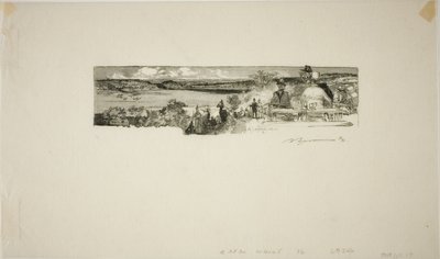 Tongvallei door Louis Auguste Lepère