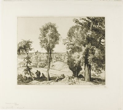 Naar Gentilly door Louis Auguste Lepère