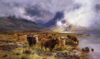 Door Glencoe op weg naar de Tay, 1899 door Louis Bosworth Hurt