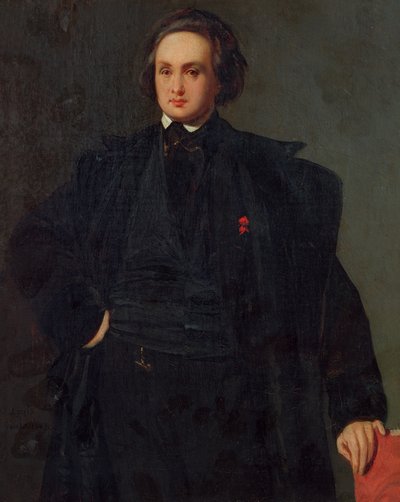 Portret van Victor Hugo, c.1833 door Louis Boulanger