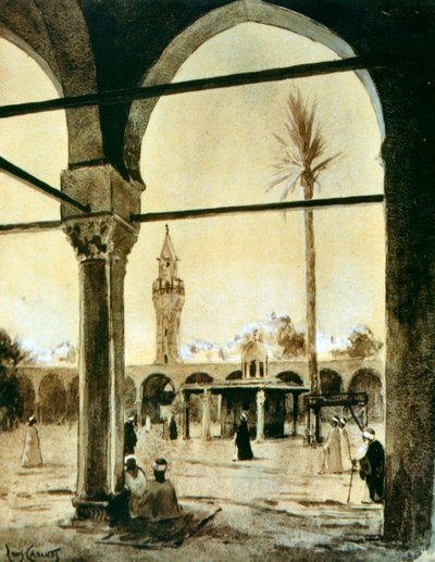 Moskee, Caïro, Egypte, 1928 door Louis Cabanes