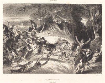 Helse jacht door Louis Candide Boulanger