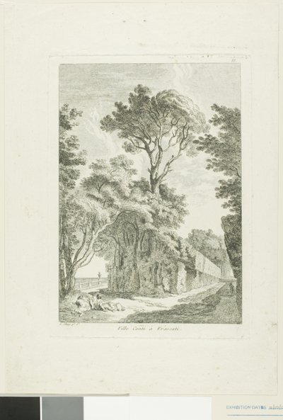 De stad Conti in Frascati door Louis Chaix