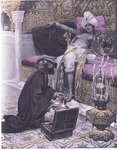 De dochter van de koning van Tunis door Louis Chalon