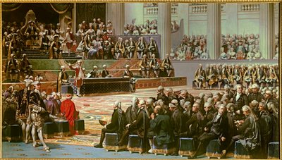 Opening van de Staten-Generaal in Versailles op 5 mei 1789 door Louis Charles Auguste Couder