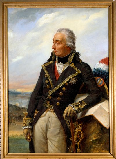 Portret van Nicolas, Baron de Luckner, Maarschalk van Frankrijk in 1791 door Louis Charles Auguste Couder