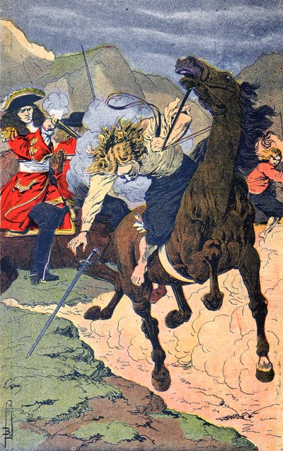 Dood van Pierre Laporte door Louis Charles Bombled