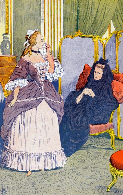 Mevrouw van Luxemburg en de Prinses van Robecq door Louis Charles Bombled