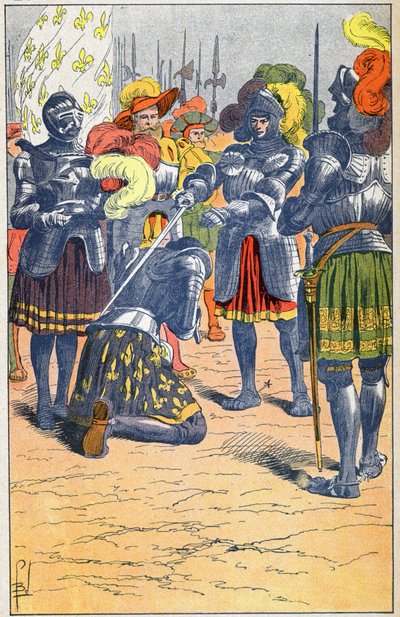 Verzachting van Francois I door Louis Charles Bombled
