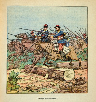 Slag bij Ladon op 22 november door Louis Charles Bombled