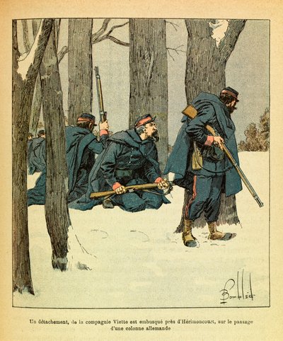 Januari 1871, een detachement van de Viette Compagnie werd in een hinderlaag gelokt nabij Herimoncourt door Louis Charles Bombled