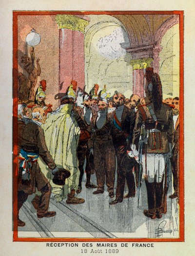 De grote dagen van het stadhuis van Parijs door A. Mercier, geïllustreerd door Louis Bombled (1862-1927): 18 augustus door Louis Charles Bombled