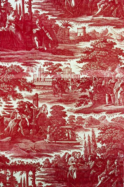 Louis XIV en Mademoiselle de La Vallière (Woningtextiel) door Louis Charles Ruotte