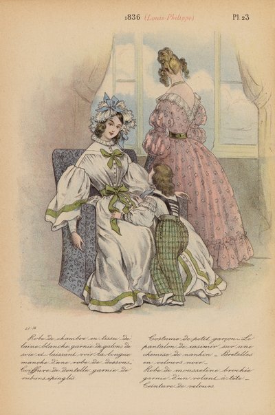 Franse mode: 1836, Louis-Philippe door Louis Colas