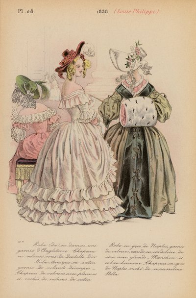 Franse mode: 1838, Louis-Philippe door Louis Colas
