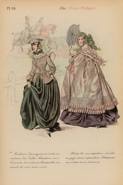 Franse mode: 1841, Louis-Philippe door Louis Colas