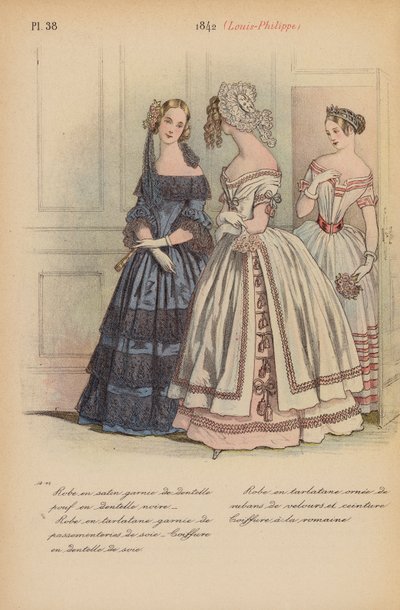Franse mode: 1842, Louis-Philippe door Louis Colas