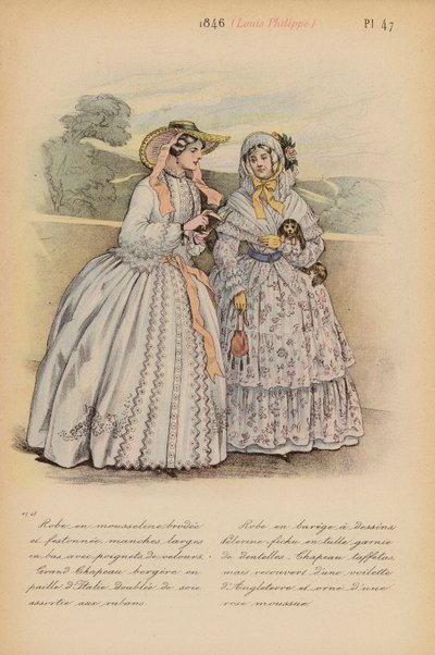 Franse mode: 1846, Louis-Philippe door Louis Colas