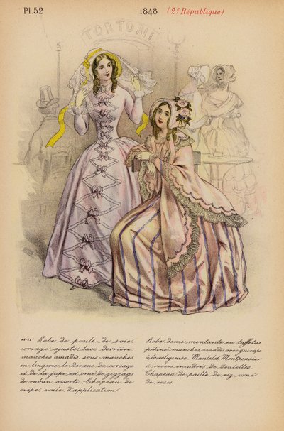 Franse mode: 1848, 2e Republiek door Louis Colas